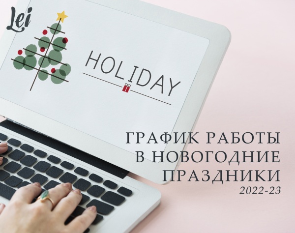 График работы в новогодние праздники 2022−23